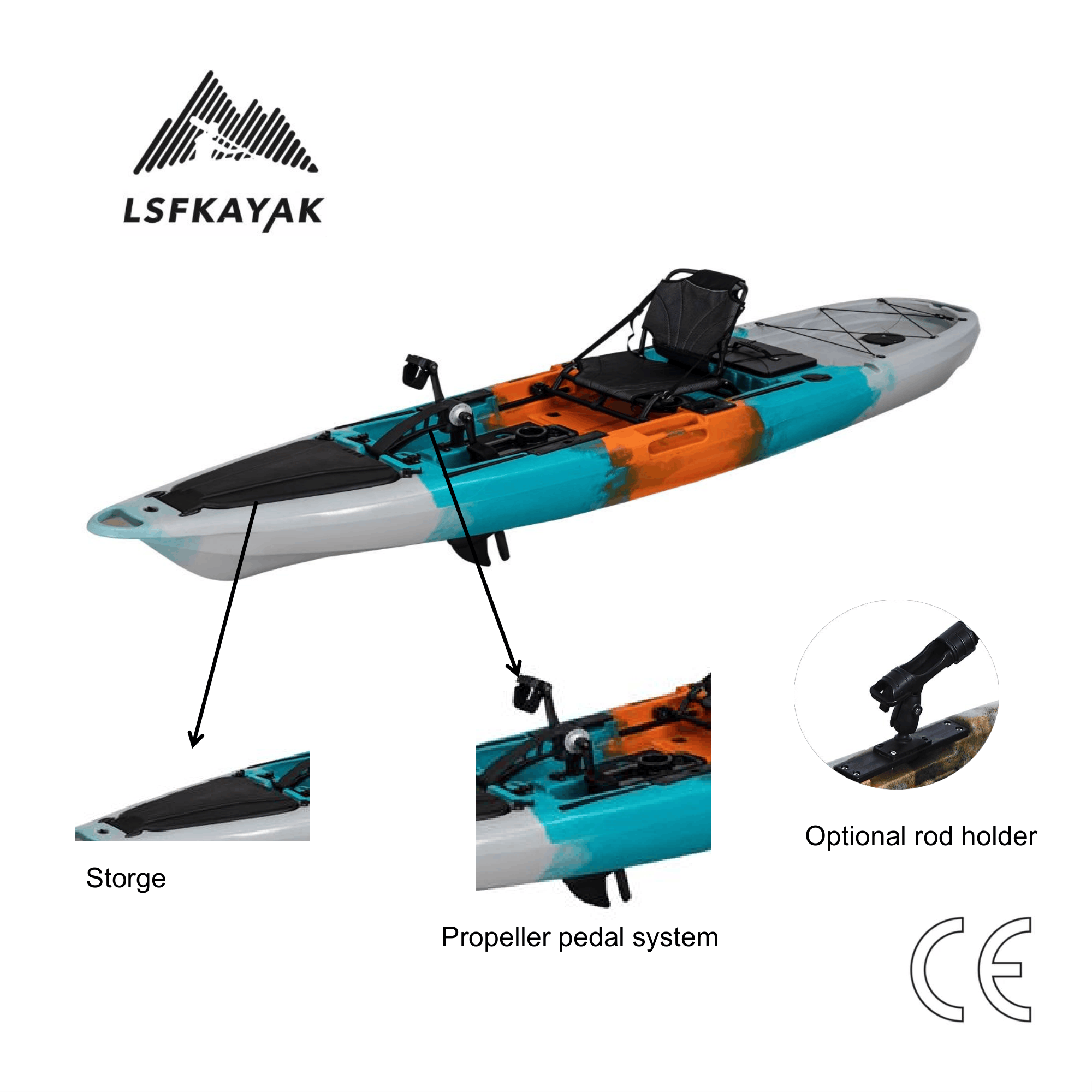 Kajak wędkarski Mirage Propel  – Fishing Kayak Pedal Drive recenzja i cena
