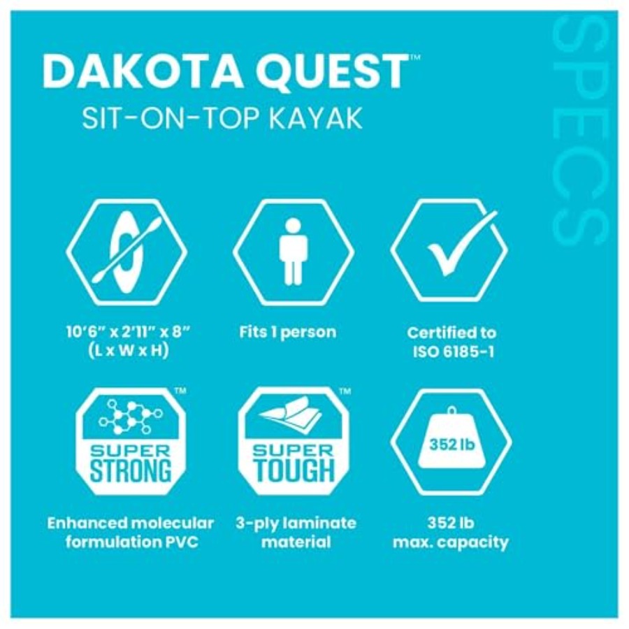 Kajak nadmuchiwany typu Sit-On – Fishing Kayak Sit On Top recenzja i cena
