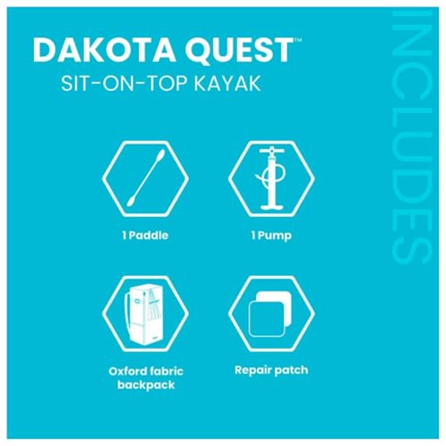 Kajak nadmuchiwany typu Sit-On – Fishing Kayak Sit On Top recenzja i cena