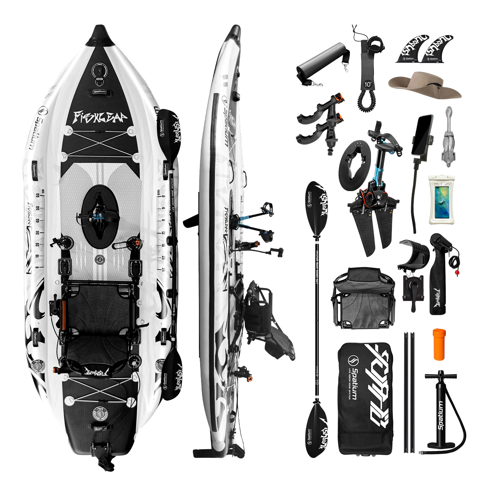 Spatium 11.5ft Kajak Wędkarski – Fishing Kayak Pedal Drive recenzja i cena